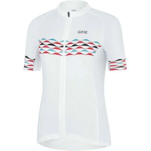 Gore® Wear Skyline Short Sleeve Jersey White / Scuba Blue S Women Gore® Wear Skyline Short Sleeve Jersey White / Scuba Blue S Women