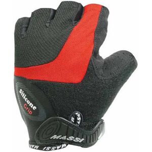 Massi Silicone Cx Short Gloves Black / Red S Men Massi Silicone Cx Short Gloves Black / Red S Men