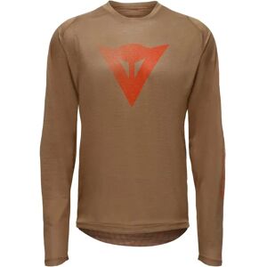 Dainese Bike Aer Long Sleeve T-shirt Brown / Red 3XL Men Dainese Bike Aer Long Sleeve T-shirt Brown / Red 3XL Men