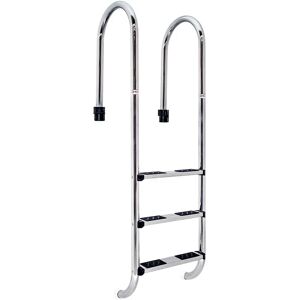 Productos Qp Narrow Wall Pool Ladder 3 Steps Inox One Size unisex Productos Qp Narrow Wall Pool Ladder 3 Steps Inox One Size unisex