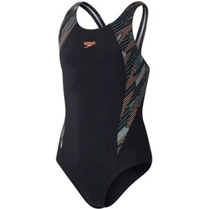 Speedo Hyperboom Splice Muscleback Swimsuit Black / Country Green / Nectarine 5-6 Years Girls Speedo Hyperboom Splice Muscleback Swimsuit Black / Country Green / Nectarine 5-6 Years Girls