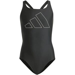 Adidas Performance Big Bars Swimsuit Black / White 4-5 Years Girls Adidas Performance Big Bars Swimsuit Black / White 4-5 Years Girls