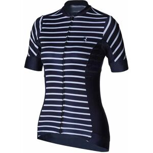 Bbb Omnium Short Sleeve Jersey Striped Blue / White XL Women Bbb Omnium Short Sleeve Jersey Striped Blue / White XL Women