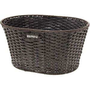 Brn Vintage Eco Leather Oval Basket Black One Size unisex Brn Vintage Eco Leather Oval Basket Black One Size unisex