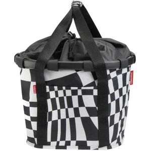 Klickfix Bikebasket Front Basket 15l Artiste Blanc Noir One Size unisex Klickfix Bikebasket Front Basket 15l Artiste Blanc Noir One Size unisex