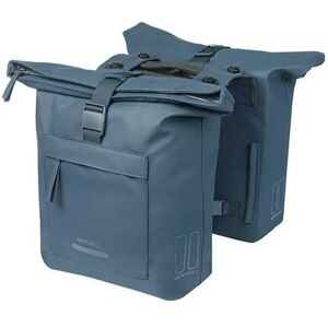 Basil Brooklyn Mik Double Panniers 41l Navy One Size unisex Basil Brooklyn Mik Double Panniers 41l Navy One Size unisex