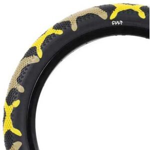 Cult Vans Waffle 12´´ X 2.2 Rigid Urban Tyre Yellow Camo / Black 12´´ x 2.2 unisex Cult Vans Waffle 12´´ X 2.2 Rigid Urban Tyre Yellow Camo / Black 12´´ x 2.2 unisex