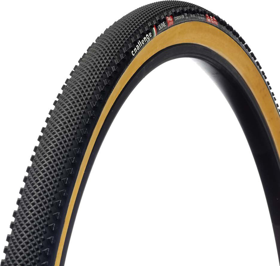 Challenge Tires Dune Pro Tubeless 700c X 33 Mm Gravel Tyre Black / Brown 700C x 33 unisex