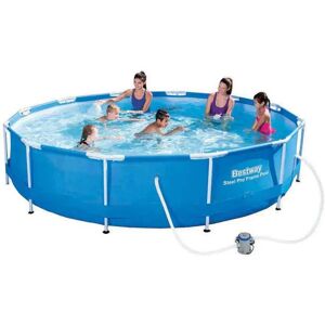 Bestway Tubular Pool 366x76 Cm Blue 366 x 76 cm unisex Bestway Tubular Pool 366x76 Cm Blue 366 x 76 cm unisex