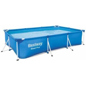 Bestway 56404 Steel Pro 300x201x66cm Rectangular Tubular Pool Without Filter/purifier Blue / White 3300 Liters unisex Bestway 56404 Steel Pro 300x201x66cm Rectangular Tubular Pool Without Filter/purifier Blue / White 3300 Liters unisex