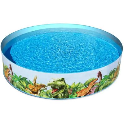 Bestway Fill N Fun Dinosaur 244x46 Cm Round Pool Multicolour 2074 Liters unisex Bestway Fill N Fun Dinosaur 244x46 Cm Round Pool Multicolour 2074 Liters unisex