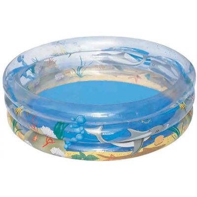 Bestway Tropical Play Ø170x53 Cm Round Inflatable Pool Clear 697 Liters unisex Bestway Tropical Play Ø170x53 Cm Round Inflatable Pool Clear 697 Liters unisex