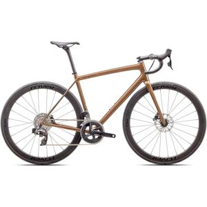 Specialized Aethos Expert Rival Etap Axs 2025 Road Bike Burnt Gold Metallic / Doppio 54 unisex Specialized Aethos Expert Rival Etap Axs 2025 Road Bike Burnt Gold Metallic / Doppio 54 unisex