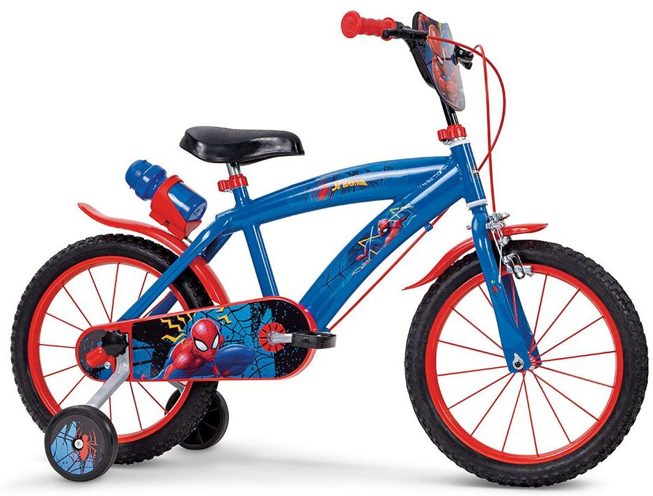 Huffy Spiderman 16´´ Bike Blue 4-6 Years male