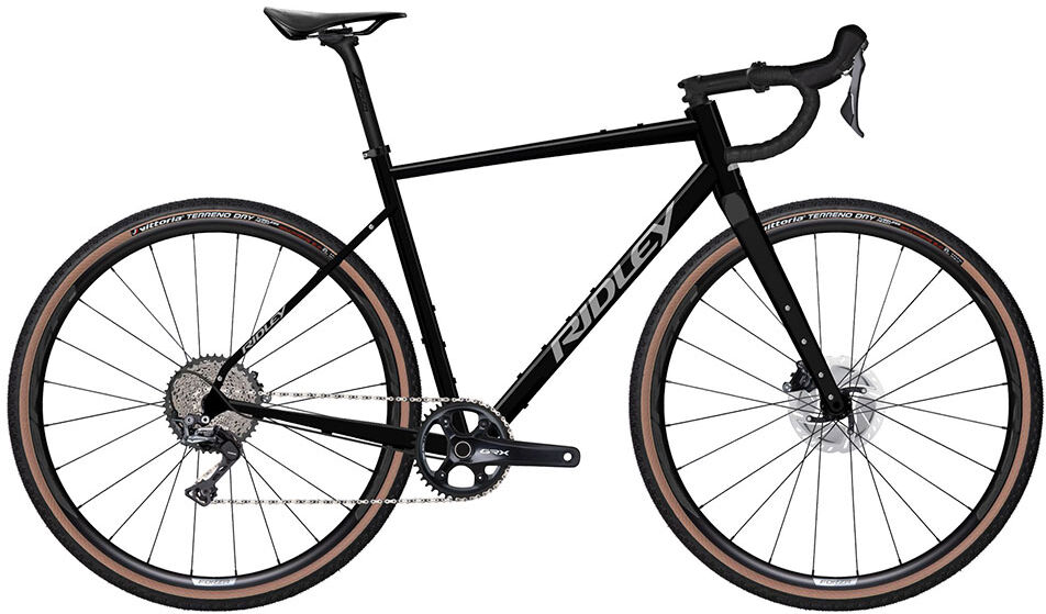Ridley Kanzo Adventure Alu Grx400 2024 Gravel Bike Black / Grey M unisex