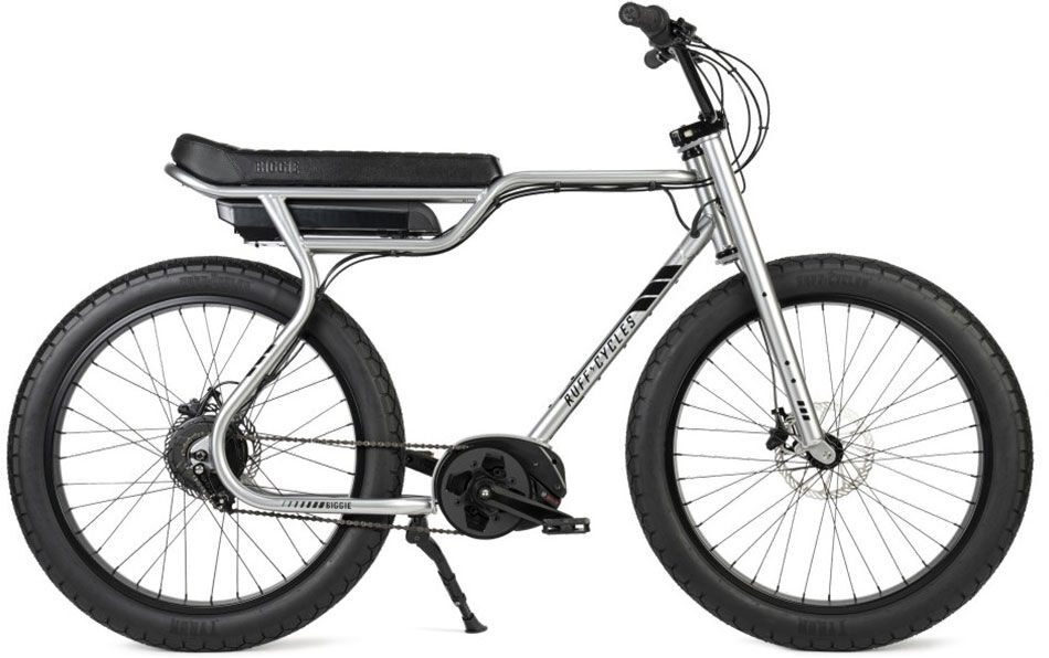 Ruff Cycles Biggie E1079 Bosch Electric Bike Delirium Silver One Size unisex