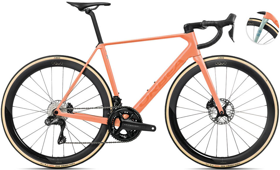 Orbea Orca M20iltd Ultegra Di2 R8150 2025 Road Bike Orange Cloud Matt / Stone Blue Matt / Gloss 55 unisex