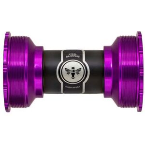 Chris King Threadfit T47 24i Bottom Bracket 3D Violet 86/92 mm unisex