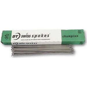 Dt Swiss Champion J-bend Spokes 100 Units Stainles 2.0 x 266 mm unisex Dt Swiss Champion J-bend Spokes 100 Units Stainles 2.0 x 266 mm unisex
