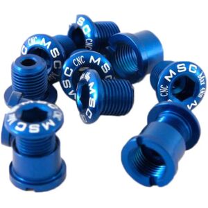 Msc Chainring Bolts Kit Alu7075t6 Chainring Screw Set 12 Units Blue M8 x 8 / 8.5 mm unisex Msc Chainring Bolts Kit Alu7075t6 Chainring Screw Set 12 Units Blue M8 x 8 / 8.5 mm unisex