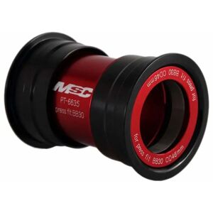 Msc Bb30 Press Fit Bottom Bracket Cups Red 68 mm unisex Msc Bb30 Press Fit Bottom Bracket Cups Red 68 mm unisex