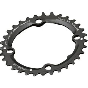 Stronglight Ct2 2nd Position 102 Bcd Chainring Black / Black 32t unisex Stronglight Ct2 2nd Position 102 Bcd Chainring Black / Black 32t unisex