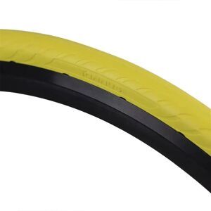 TANNUS New Slick Hard - Bike Tire - 700x25 - Yellow - Puncture Proof TANNUS New Slick Hard - Bike Tire - 700x25 - Yellow - Puncture Proof