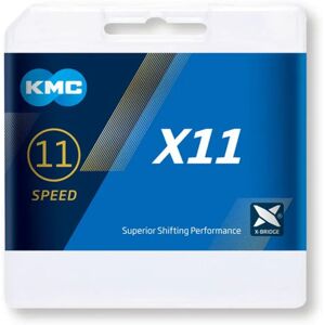 Kmc X11 Road/mtb Chain Grey 118 Links unisex Kmc X11 Road/mtb Chain Grey 118 Links unisex