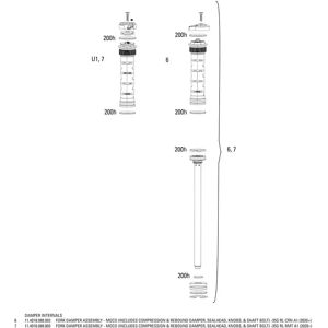 Rockshox Gold Fork Damper Assembly/moco 35 Crown Black One Size unisex Rockshox Gold Fork Damper Assembly/moco 35 Crown Black One Size unisex