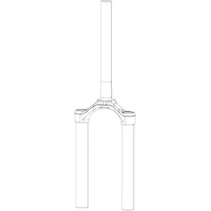 Rockshox Sid Sl/ultimate 44 Offset 32 Mm Crown/steerer/uppertube Assembly Fork Black 29´´ / 80-100 mm unisex Rockshox Sid Sl/ultimate 44 Offset 32 Mm Crown/steerer/uppertube Assembly Fork Black 29´´ / 80-100 mm unisex