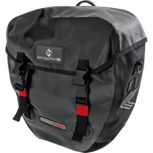 M-wave Alberta 2x20l Pannier Matt Black One Size unisex M-wave Alberta 2x20l Pannier Matt Black One Size unisex