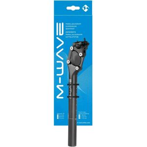M-wave Fourspring Parallelogram Seatpost Matt Black 350 mm unisex M-wave Fourspring Parallelogram Seatpost Matt Black 350 mm unisex