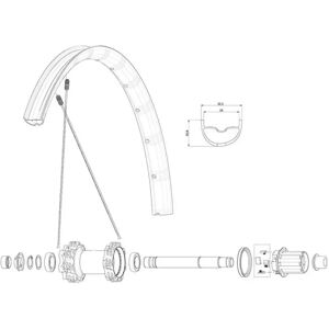 Mavic Its4 Qrm Hub Axle Silver 12 x 150/157 mm unisex Mavic Its4 Qrm Hub Axle Silver 12 x 150/157 mm unisex