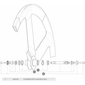 Mavic Io Track Front Hub Bearings Silver / Black 12 x 24 x 6 mm unisex Mavic Io Track Front Hub Bearings Silver / Black 12 x 24 x 6 mm unisex