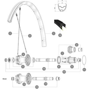Mavic Crossmax Pro Tubeless Offset Rear Rim Black 650B - 27.5´´ 2 unisex Mavic Crossmax Pro Tubeless Offset Rear Rim Black 650B - 27.5´´ 2 unisex