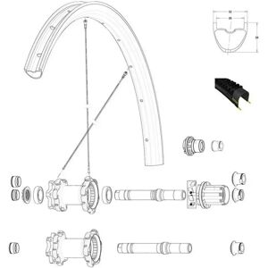 Mavic Xa Pro Carbon Rear Rim Black 650B - 27.5´´ 2 unisex Mavic Xa Pro Carbon Rear Rim Black 650B - 27.5´´ 2 unisex