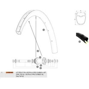 Mavic Ksyrium Pro Carbon Ust Disc 20 Front Rim Black 700 - 28´´ 24H unisex Mavic Ksyrium Pro Carbon Ust Disc 20 Front Rim Black 700 - 28´´ 24H unisex