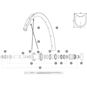 Mavic Ksyrium Pro Carbon Sl Ust Rear Right Spokes 12 Units Black 273 mm unisex Mavic Ksyrium Pro Carbon Sl Ust Rear Right Spokes 12 Units Black 273 mm unisex