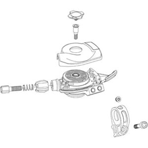 Sram X01 Eagle Right Red Shift Lever Trigger Cover Kit Cover Cap Black One Size unisex Sram X01 Eagle Right Red Shift Lever Trigger Cover Kit Cover Cap Black One Size unisex