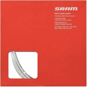 Sram Shift Road/mtb Cable 4 Mm Kit Shift Cable Kit White 1.1 x 2300 mm unisex Sram Shift Road/mtb Cable 4 Mm Kit Shift Cable Kit White 1.1 x 2300 mm unisex