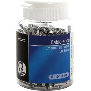 Xlc Br-x09 Cable Terminal 500 Units Silver 1.5-1.8 mm unisex Xlc Br-x09 Cable Terminal 500 Units Silver 1.5-1.8 mm unisex
