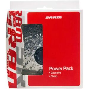 Sram Power Pack Pg-1050 With Pc-1031 Chain Cassette Silver 10s unisex Sram Power Pack Pg-1050 With Pc-1031 Chain Cassette Silver 10s unisex