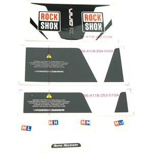 Rockshox Vivid Rc2 Decals Kit White / Black One Size unisex Rockshox Vivid Rc2 Decals Kit White / Black One Size unisex