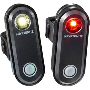 Kryptonite Avenue F-65+avenue R-30 Light Set Black 65/30 Lumens unisex Kryptonite Avenue F-65+avenue R-30 Light Set Black 65/30 Lumens unisex