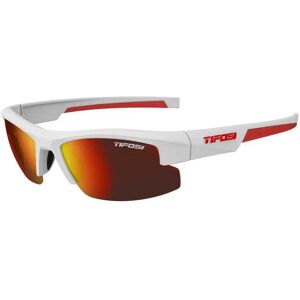 Tifosi Shutout Sunglasses Matte White Smoke Red/CAT3 unisex Tifosi Shutout Sunglasses Matte White Smoke Red/CAT3 unisex