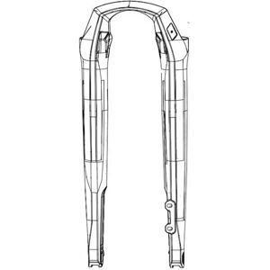 Rockshox Rudy Xplr Base/ultimate A1 2022 Fork Lowers Gloss Black 28 - 700C´´ unisex Rockshox Rudy Xplr Base/ultimate A1 2022 Fork Lowers Gloss Black 28 - 700C´´ unisex