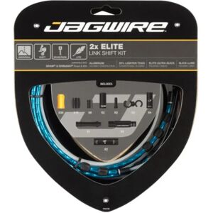 Jagwire Elite Link Brake & Gear Cable Set - Blue Jagwire Elite Link Brake & Gear Cable Set - Blue