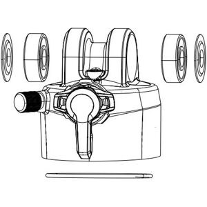 Rockshox Deluxe Select Plus C1 2023+ Trunnion Rear Shock Eyelet Kit Black One Size unisex Rockshox Deluxe Select Plus C1 2023+ Trunnion Rear Shock Eyelet Kit Black One Size unisex