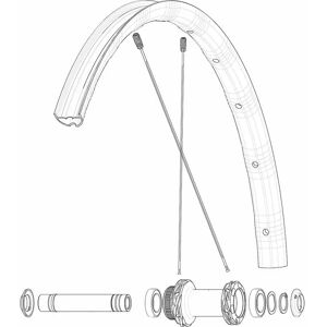 Mavic Front/rear Allroad Sl Road+ Road Bike Rim Black 700 - 28´´ unisex Mavic Front/rear Allroad Sl Road+ Road Bike Rim Black 700 - 28´´ unisex