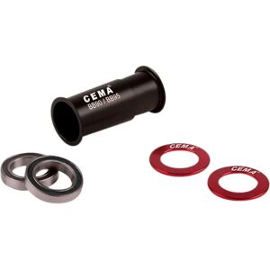 Cema Bb90-bb95 Bottom Bracket Cups Black / Red 90.5/95 mm unisex Cema Bb90-bb95 Bottom Bracket Cups Black / Red 90.5/95 mm unisex